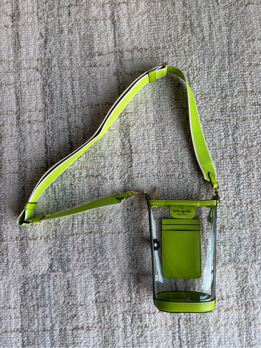 Clare clear phone crossbody